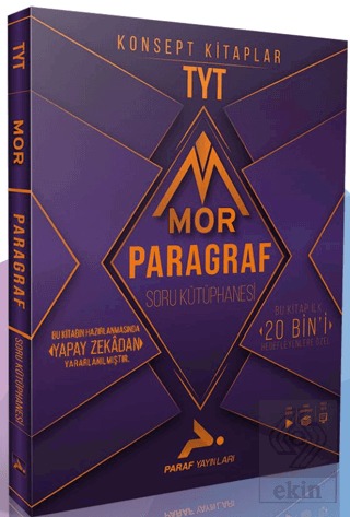 Paraf TYT Mor Paragraf Soru Kütüphanesi