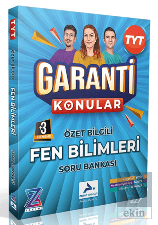 Paraf Z Takımı TYT Fen Bilimleri Garanti Konular S