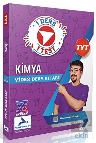 Paraf Z Takımı TYT Kimya Video Ders Anlatım Kitabı