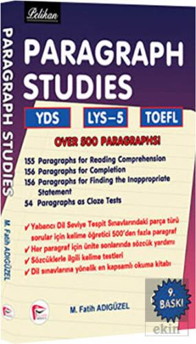 Paragraph Studies YDS YKS-DİL TOEFL