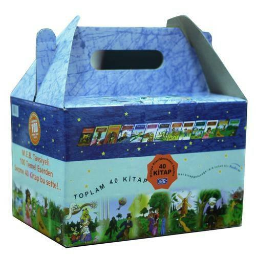 Parıltı/100 Temel Eser-Kutulu 40 Kitap[İlköğretim