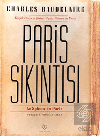 Paris Sıkıntısı Küçük Düzyazı Şiirler