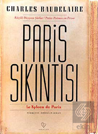 Paris Sıkıntısı Küçük Düzyazı Şiirler