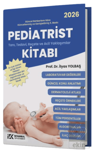 Pediatrist Tanı Tedavi Reçete ve Acil Yaklaşımlar Kitabı İlyas Yolbaş 