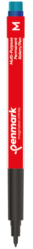 Penmark Asetat Kalemi Cd-Metal-Cam Plastik (M) Mavi