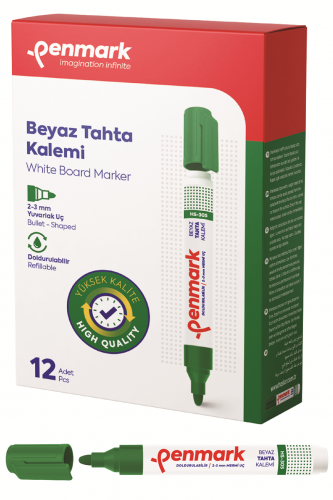 Penmark Beyaz Tahta Kalemi Yeşil