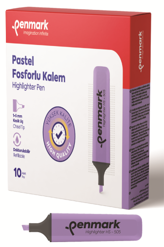 Penmark Pastel Fosforlu Kalem Lavanta