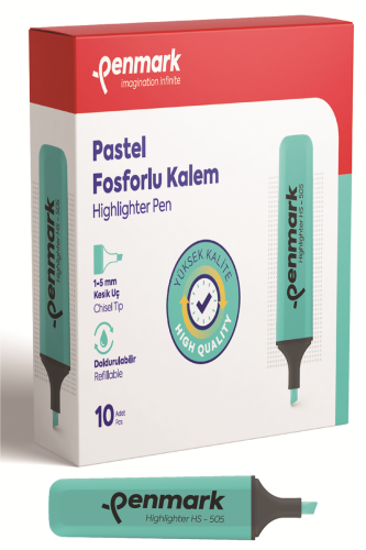 Penmark Pastel Fosforlu Kalem Nane Yeşili