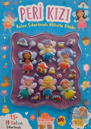 Peri Kızı Balon Çıkartmalı Aktivite Kitabı