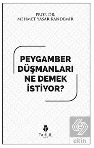 Peygamber Düşmanları Ne Demek İstiyor?