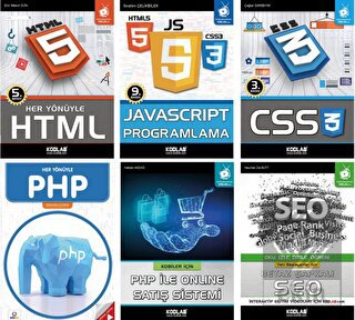 PHP ile WEB Programlama Seti 2 (6 Kitap Takım)