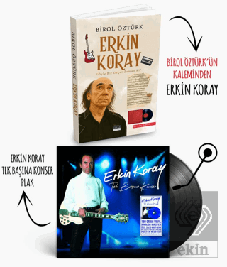 Plaklı Kitaplar - Erkin Koray - Tek Başına Konser Plak