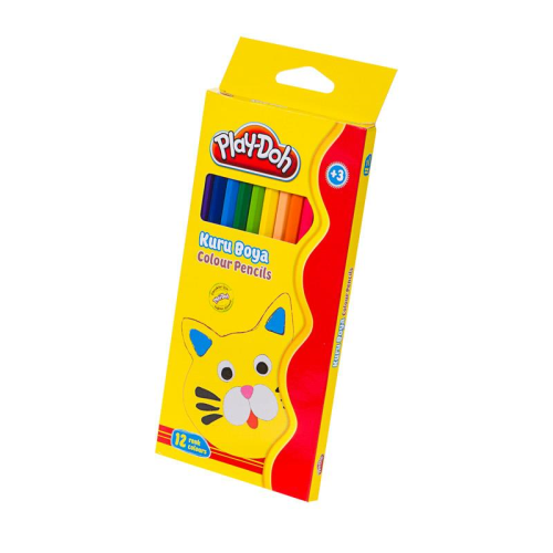 Play-Doh 12 Renk Kuru Boya / Tam Boy