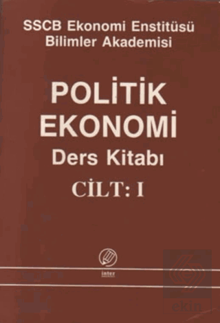 Politik Ekonomi Ders Kitabı Cilt:1