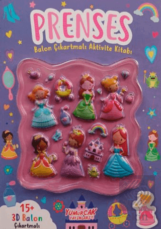 Prenses Balon Çıkartmalı Aktivite Kitabı