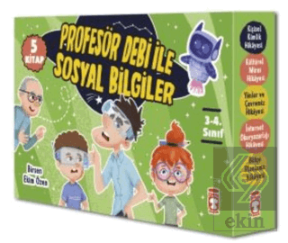 Profesör Debi İle Sosyal Bilgiler Seti (5 Kitap)