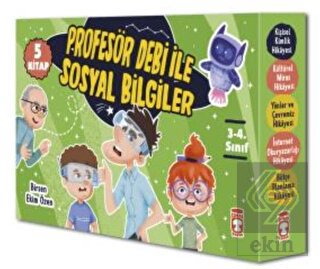 Profesör Debi İle Sosyal Bilgiler Seti (5 Kitap)