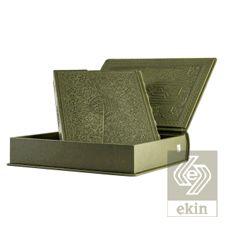 Rahle Boy Hakiki Deri Lüks Kutulu Kur'an-ı Kerim (