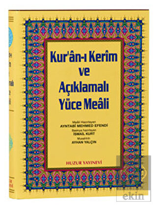 Rahle Boy Kur\'an-ı Kerim ve Açıklamalı Yüce Meali