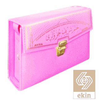 Rahle Boy Otuz Cüz Mühürlü Kuranı Kerim Çantalı - Pembe Ayfa235P