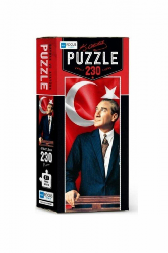 Rasyonel Bayrak ve Atatürk 47.5x21.5 Puzzle 230 Pa