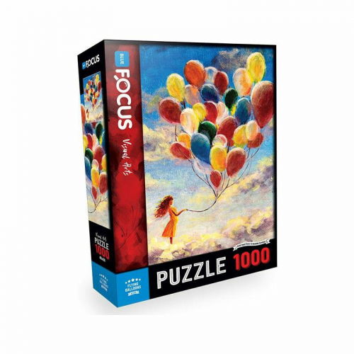 Rasyonel Flying Ballons (Uçan Balonlar) 48x66 Puzzle 1000 Parça