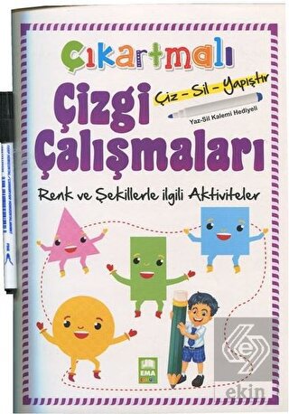 Renk ve Şekillerle İlgili Aktiviteler - Çıkartmalı