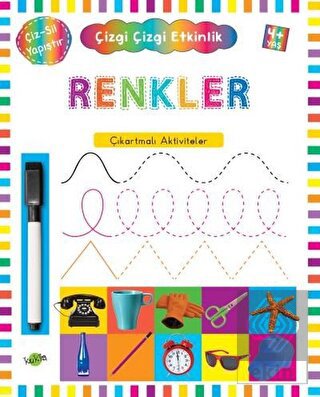 Renkler 4 Yaş ve Üstü - Çizgi Çizgi Etkinlik