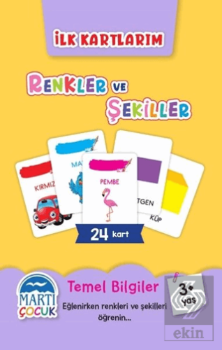 Renkler ve Şekiller - İlk Kartlarım