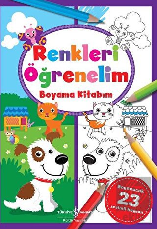 Renkleri Öğrenelim Boyama Kitabım