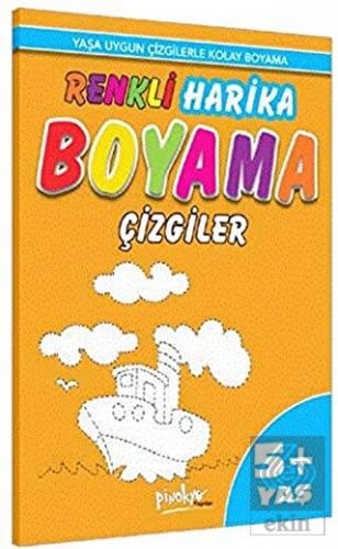 Renkli Harika Boyama Çizgiler 5+ Yaş