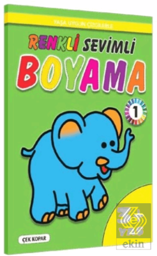 Renkli Sevimli Boyama 1 3+ Yaş
