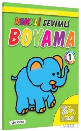 Renkli Sevimli Boyama 1 3+ Yaş