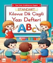 Renkli Standart Dik Çizgili Yazı Defteri A4