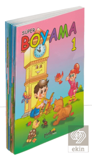 Renkli Süper Boyama (10 Kitap Takım)