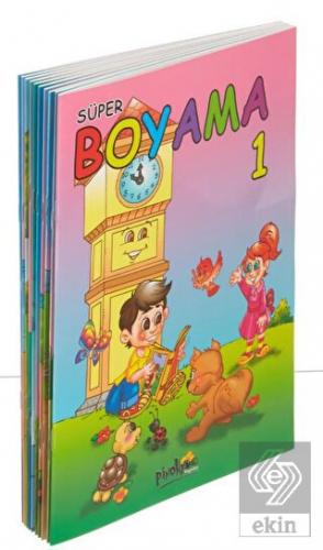 Renkli Süper Boyama (10 Kitap Takım)