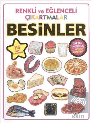 Renkli ve Eğlenceli Çıkartmalar - Besinler (Food)