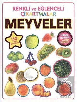 Renkli ve Eğlenceli Çıkartmalar - Meyveler (Fruits