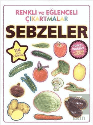 Renkli ve Eğlenceli Çıkartmalar - Sebzeler (Vegeta