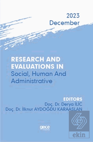Research And Evaluations In Social, Human And Administrative - 2023 De