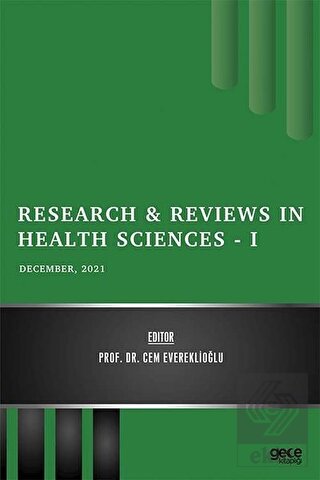Research and Reviews in Health Sciences 1 - Decemb