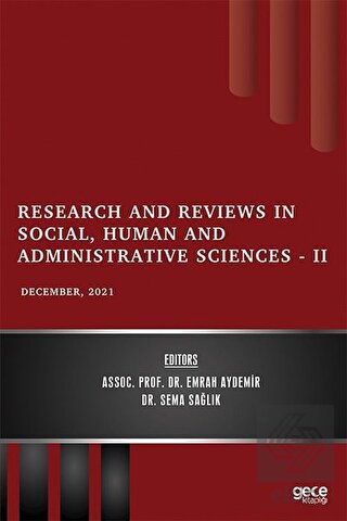 Research and Reviews in Social, Human and Administ
