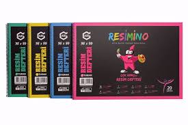 RESİMİNO ÇOK AMAÇLI RESİM DEFTERİ 35x50