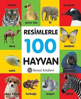 Resimlerle 100 Hayvan (Küçük Boy)