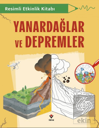 Resimli Etkinlik Kitabı - Yanardağlar ve Depremler