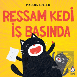 Ressam Kedi İş Başında