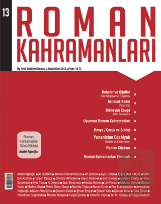 Roman Kahramanları Sayı: 13 Ocak-Mart 2013