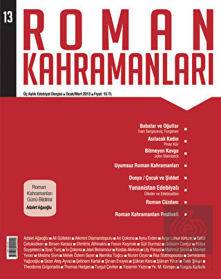 Roman Kahramanları Sayı: 13 Ocak-Mart 2013