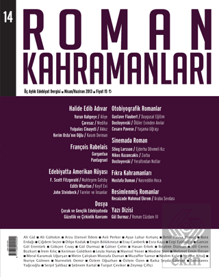 Roman Kahramanları Sayı: 14 Nisan-Haziran 2013