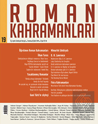 Roman Kahramanları Sayı: 19
